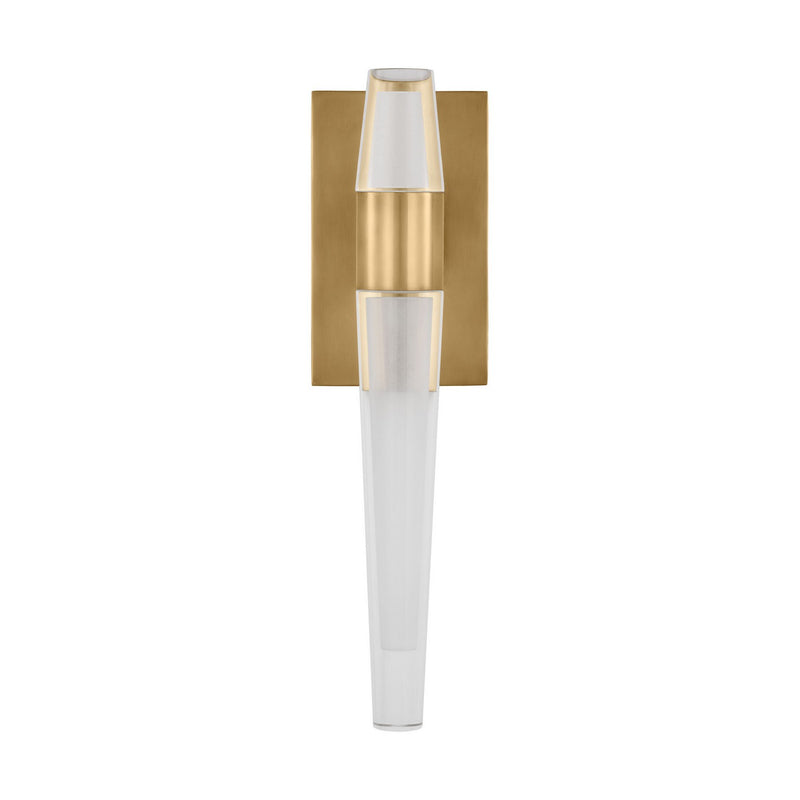 Visual Comfort Modern SLWS34527NB LED Wall Sconce, Natural Brass