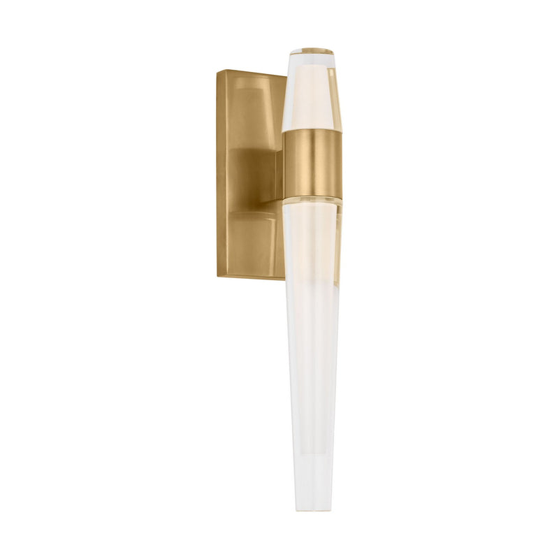 Visual Comfort Modern SLWS34527NB LED Wall Sconce, Natural Brass
