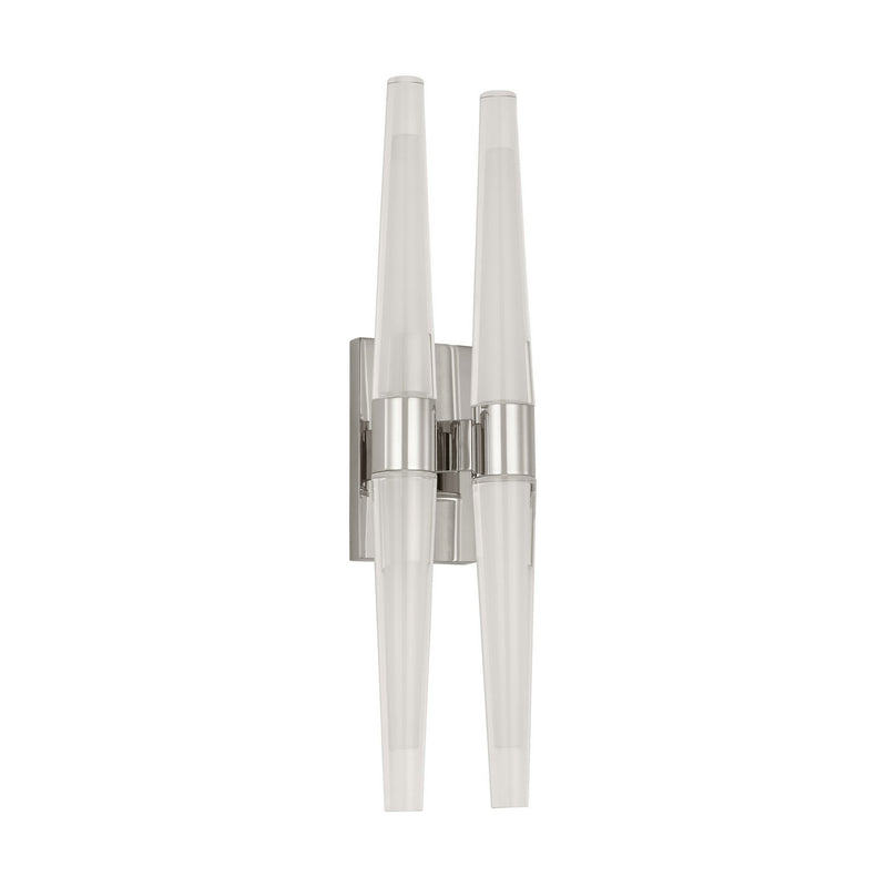 Visual Comfort Modern SLWS34627N LED Wall Sconce, Polished Nickel