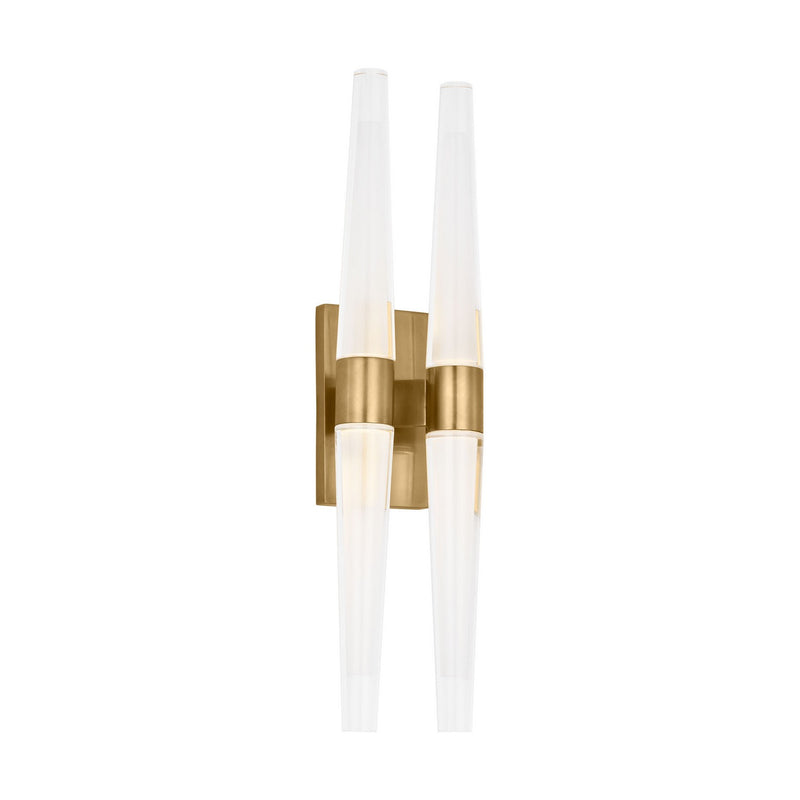 Visual Comfort Modern SLWS34627NB LED Wall Sconce, Natural Brass