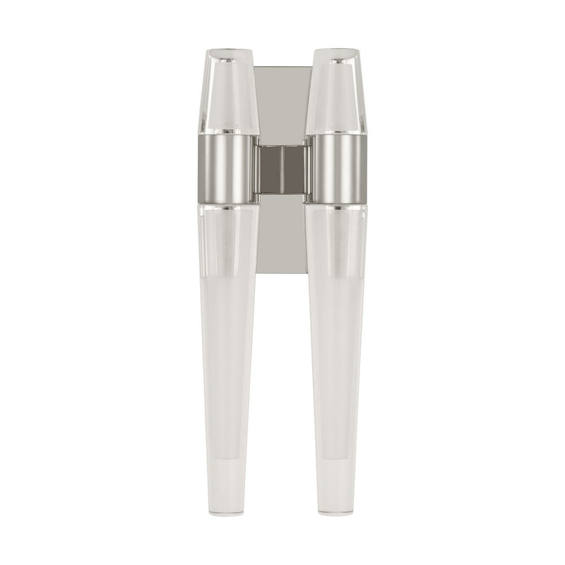 Visual Comfort Modern SLWS34727N LED Wall Sconce, Polished Nickel