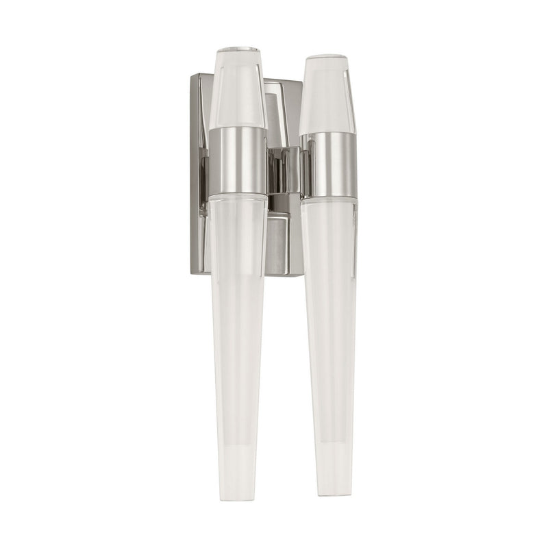 Visual Comfort Modern SLWS34727N LED Wall Sconce, Polished Nickel