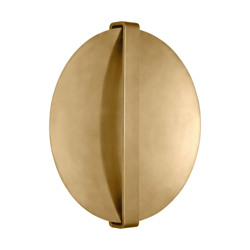 Visual Comfort Modern PBWS35327NB/NB LED Wall Sconce, Natural Brass