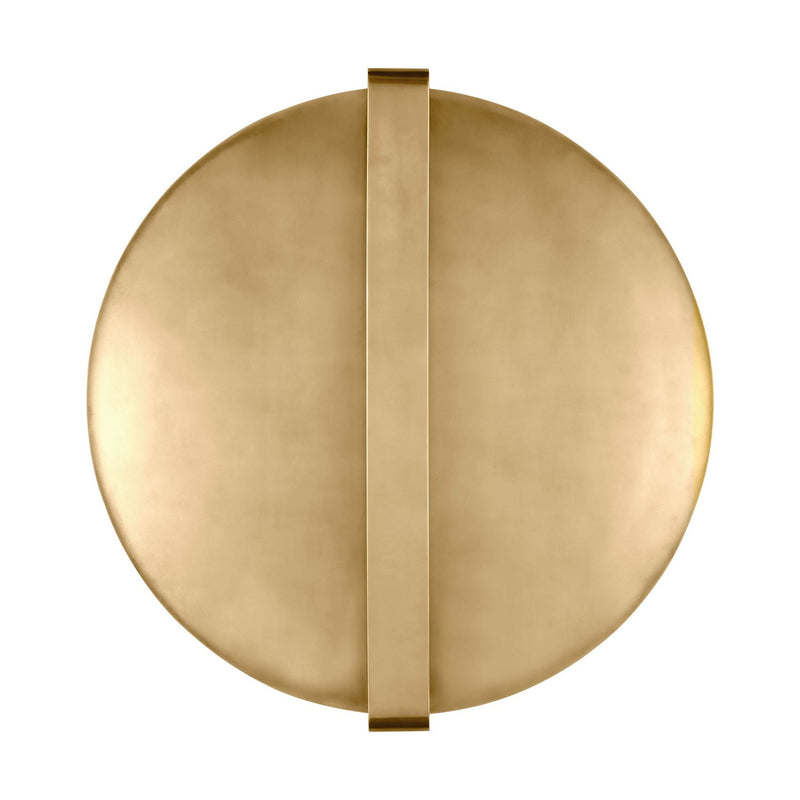 Visual Comfort Modern PBWS35327NB/NB LED Wall Sconce, Natural Brass