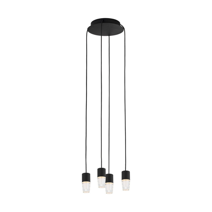 Visual Comfort Modern SLCH39027B LED Chandelier, Nightshade Black