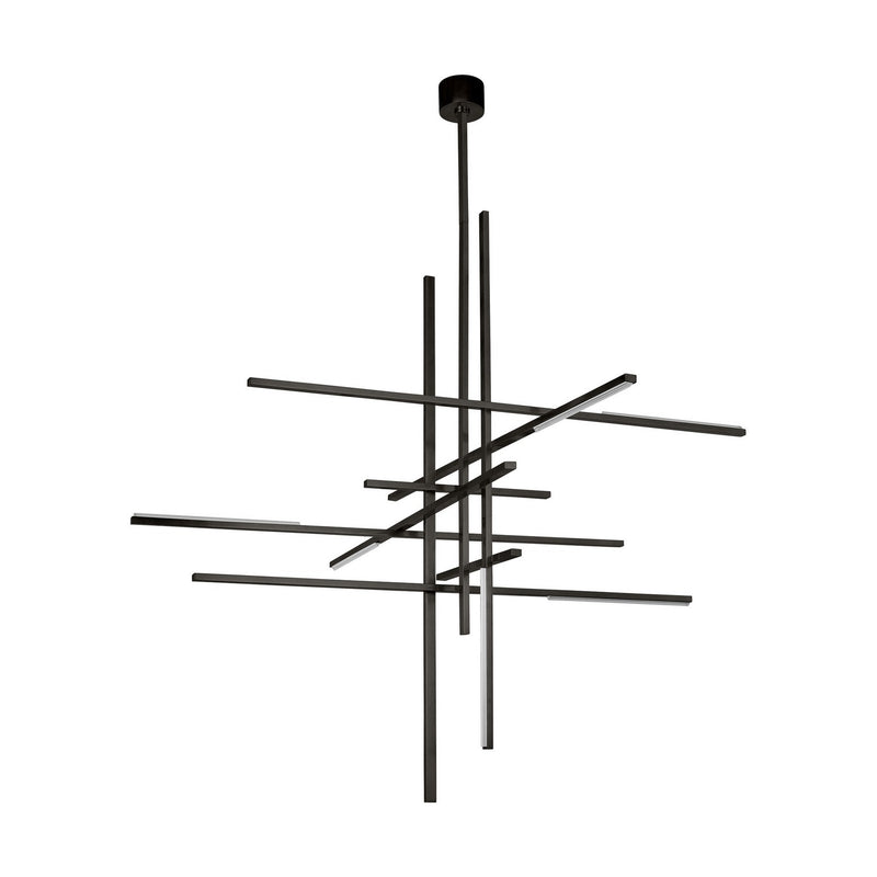 Visual Comfort Modern SLCH40427BZ LED Chandelier, Dark Bronze
