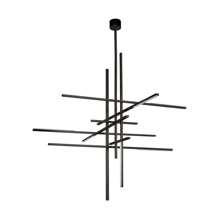 Visual Comfort Modern SLCH40427BZ LED Chandelier, Dark Bronze