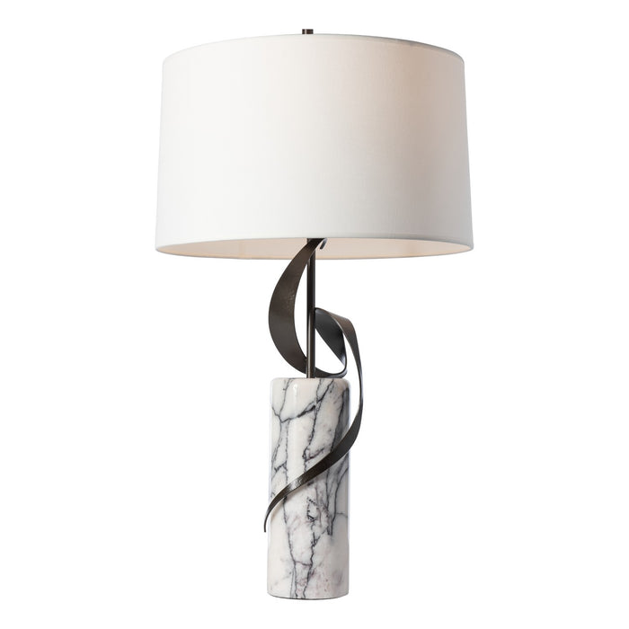 Hubbardton Forge 272112-SKT-07-ML-SF1810 One Light Table Lamp, Dark Smoke