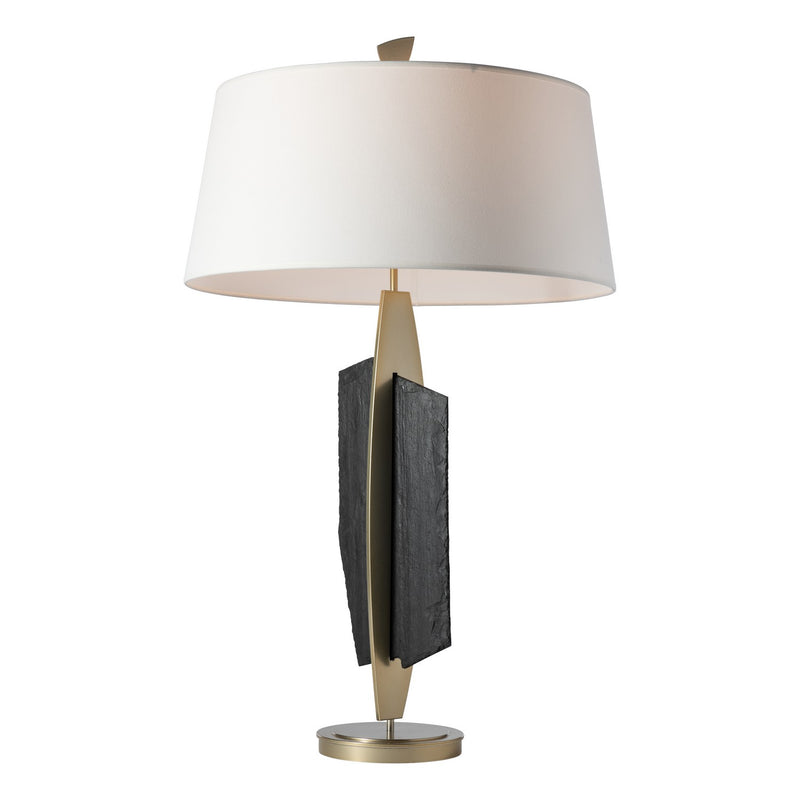Hubbardton Forge 272115-SKT-86-SL-SF2210 One Light Table Lamp, Modern Brass
