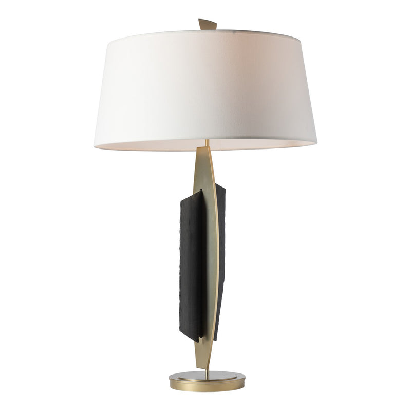 Hubbardton Forge 272115-SKT-86-SL-SF2210 One Light Table Lamp, Modern Brass