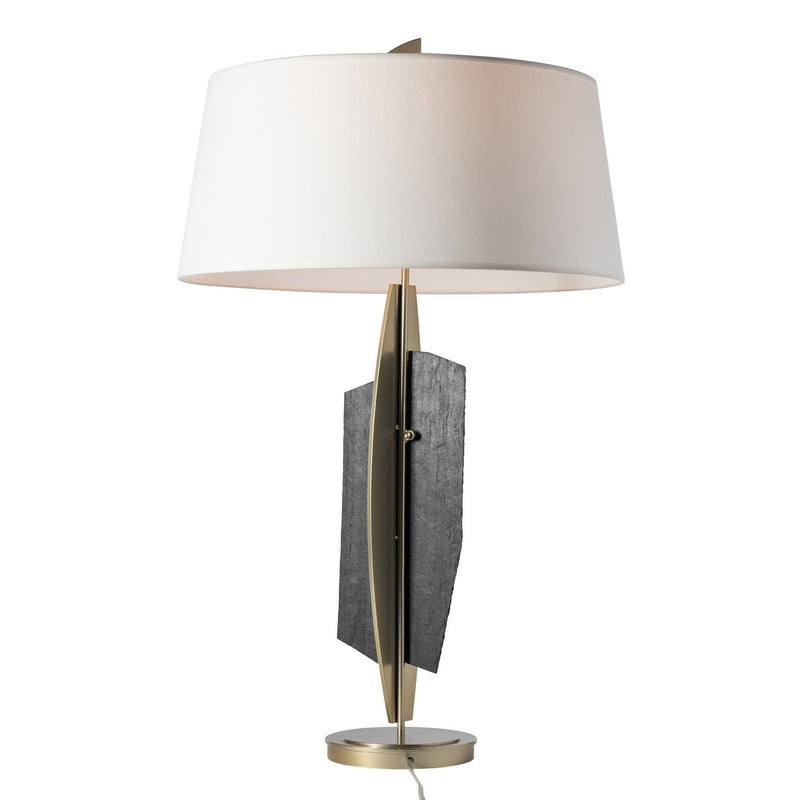 Hubbardton Forge 272115-SKT-86-SL-SF2210 One Light Table Lamp, Modern Brass