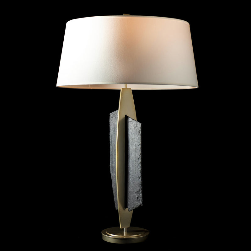 Hubbardton Forge 272115-SKT-86-SL-SF2210 One Light Table Lamp, Modern Brass