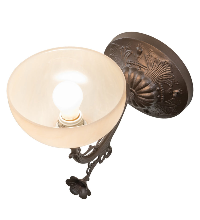 Meyda Tiffany 268297 One Light Wall Sconce, Mahogany Bronze