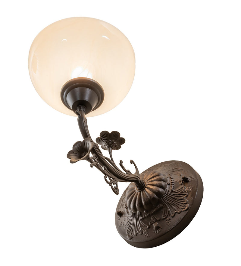 Meyda Tiffany 268297 One Light Wall Sconce, Mahogany Bronze