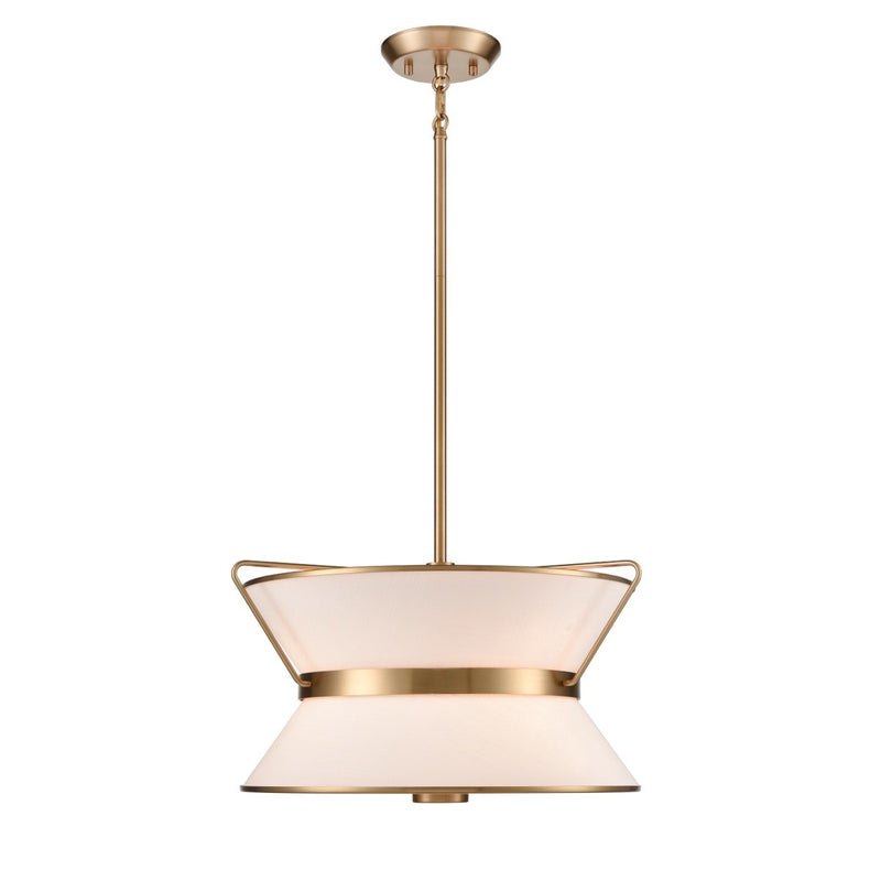 Artcraft AC11831BB LED Chandelier, Brushed Brass