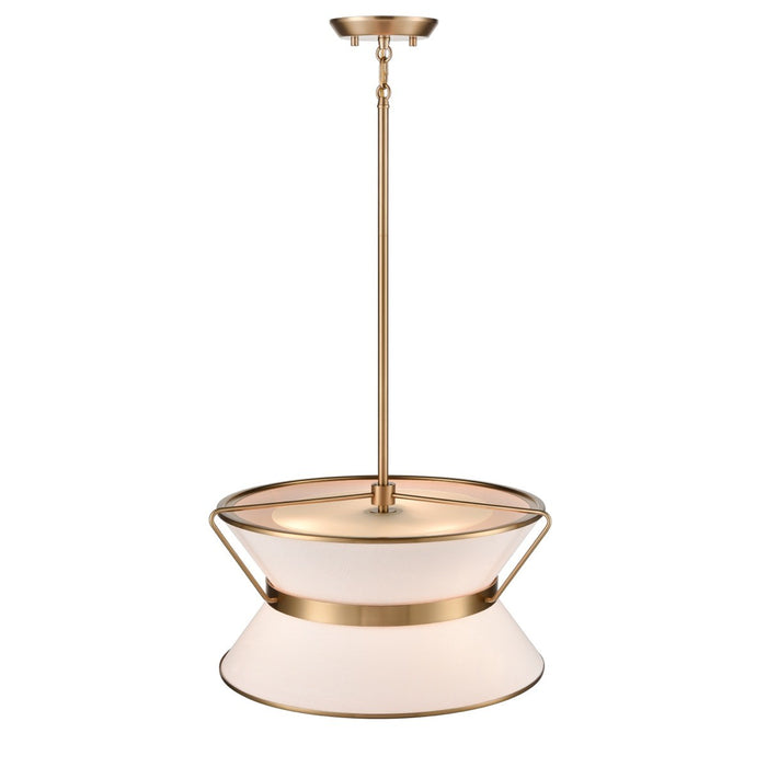 Artcraft AC11831BB LED Chandelier, Brushed Brass