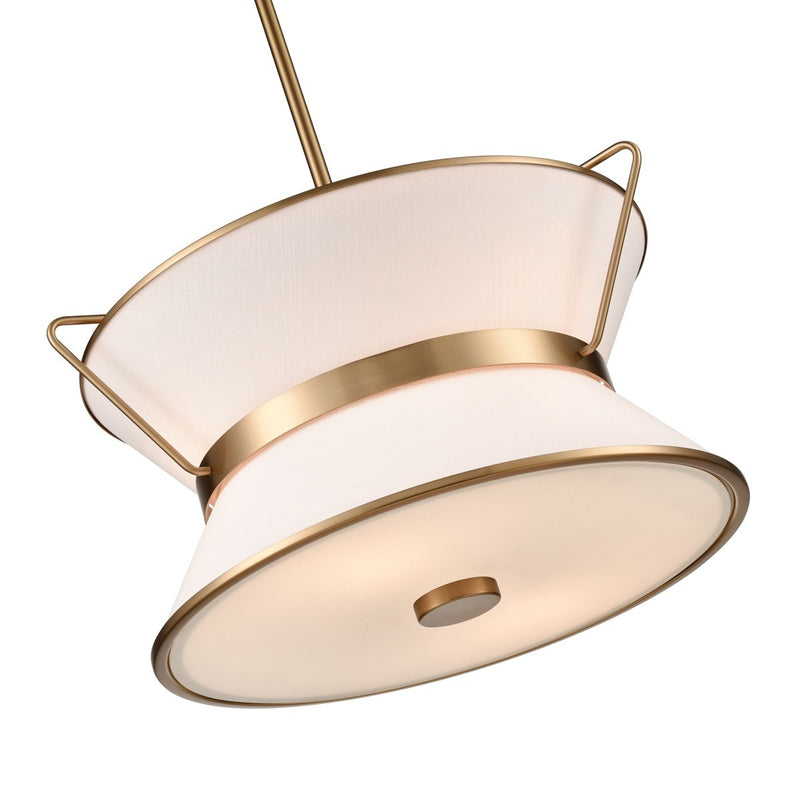 Artcraft AC11831BB LED Chandelier, Brushed Brass