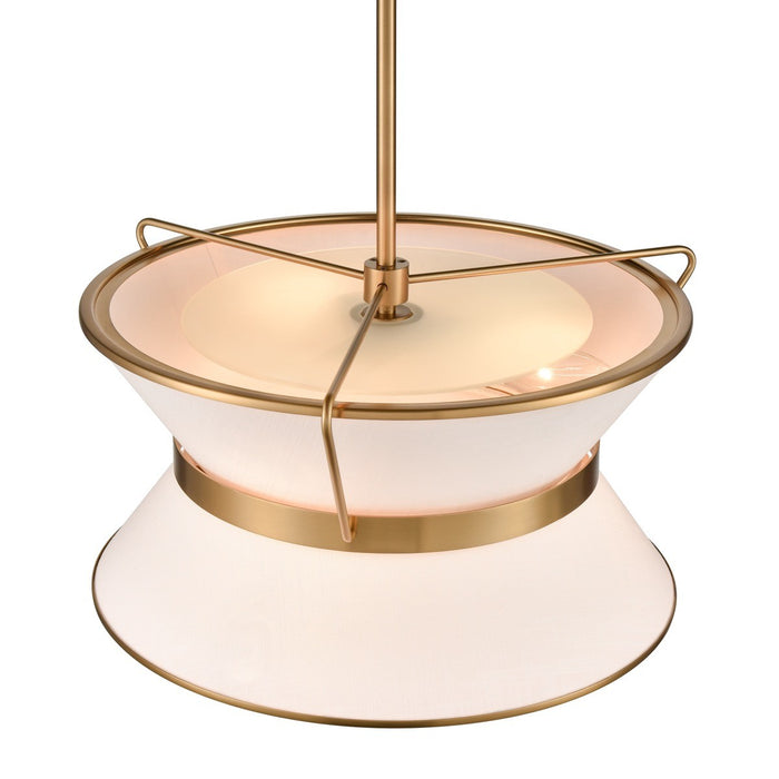 Artcraft AC11831BB LED Chandelier, Brushed Brass
