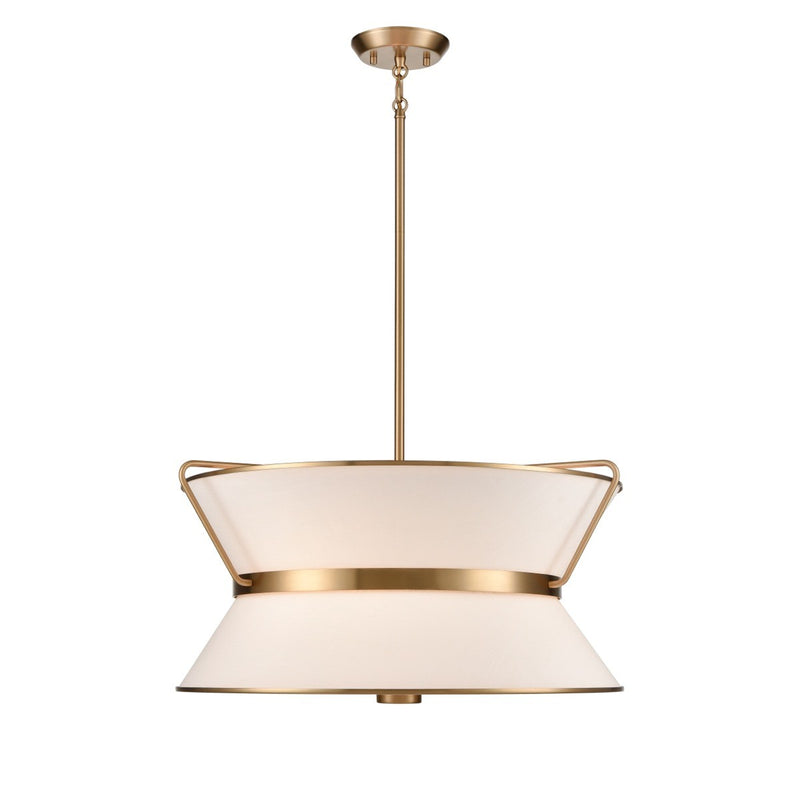 Artcraft AC11832BB LED Chandelier, Brushed Brass