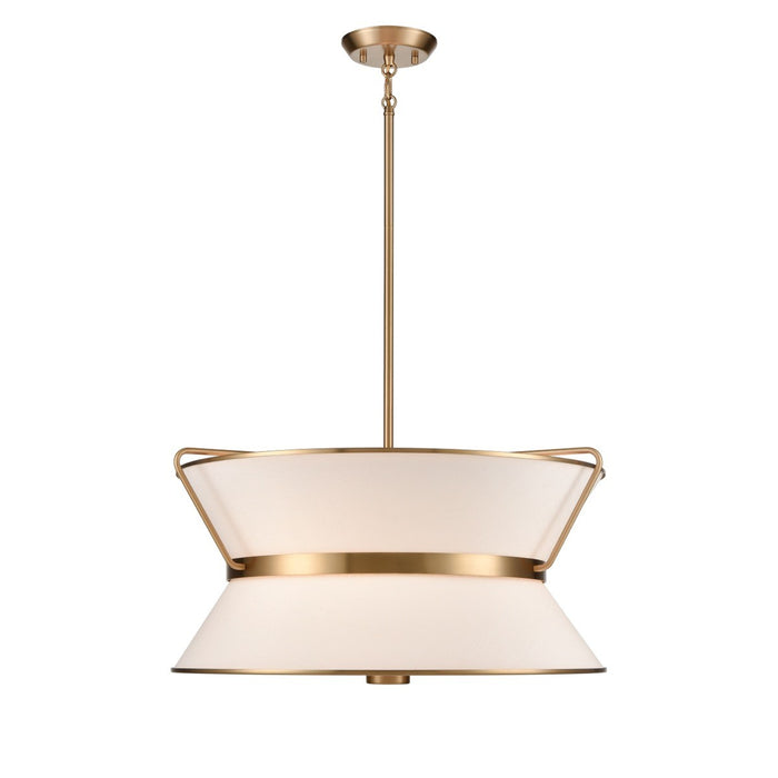 Artcraft AC11832BB LED Chandelier, Brushed Brass