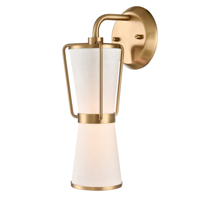 Artcraft AC11837BB One Light Wall Sconce, Brushed Brass