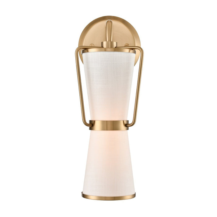 Artcraft AC11837BB One Light Wall Sconce, Brushed Brass
