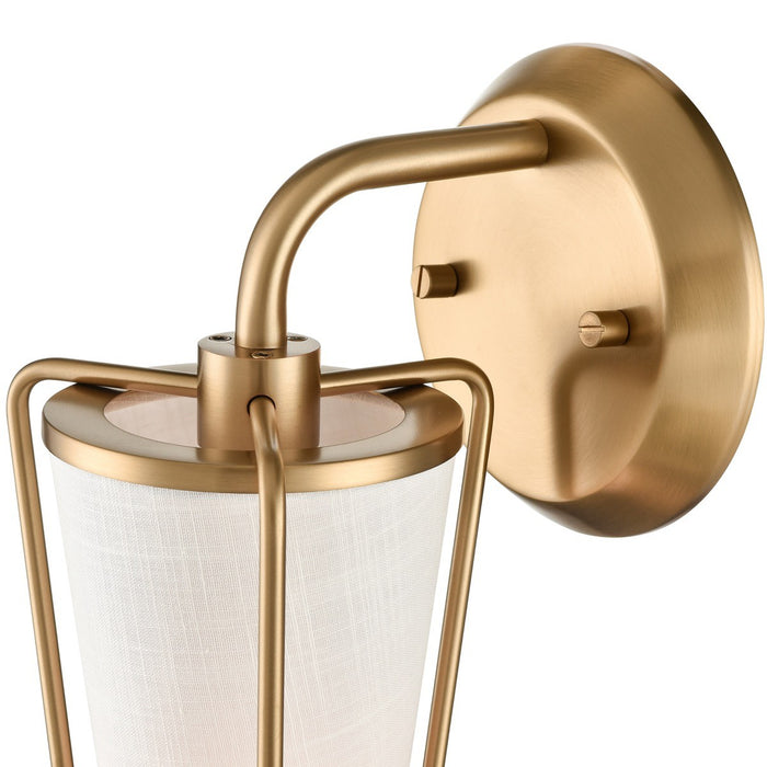 Artcraft AC11837BB One Light Wall Sconce, Brushed Brass