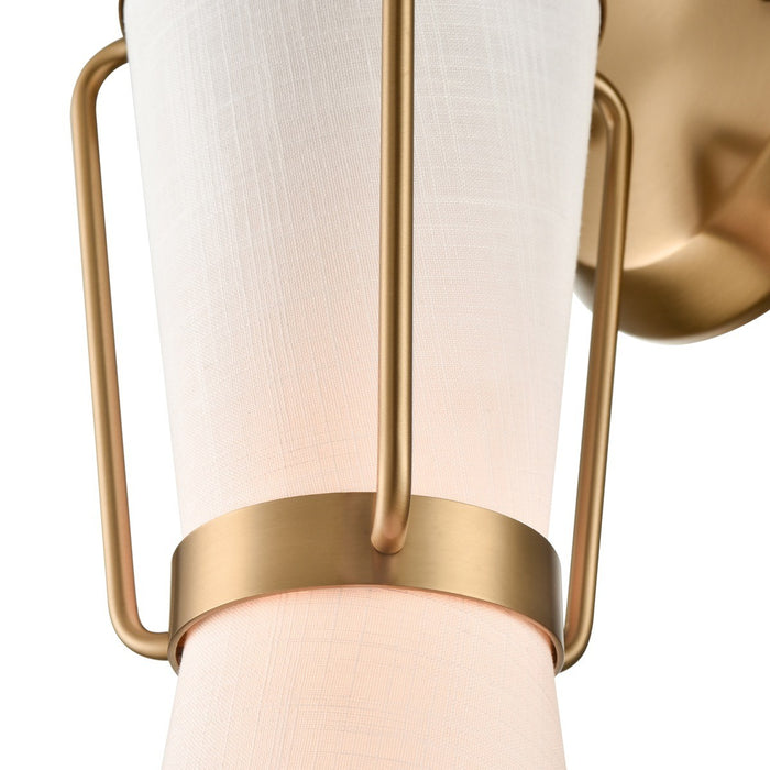 Artcraft AC11837BB One Light Wall Sconce, Brushed Brass