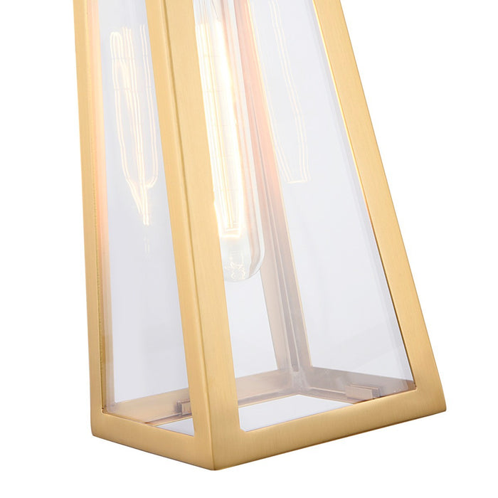 Artcraft AC11857BB One Light Wall Sconce, Brushed Brass