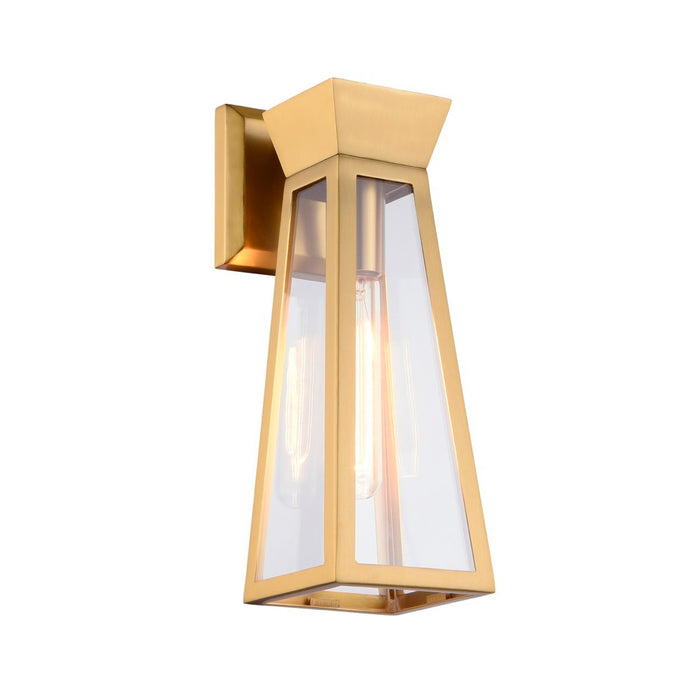 Artcraft AC11857BB One Light Wall Sconce, Brushed Brass