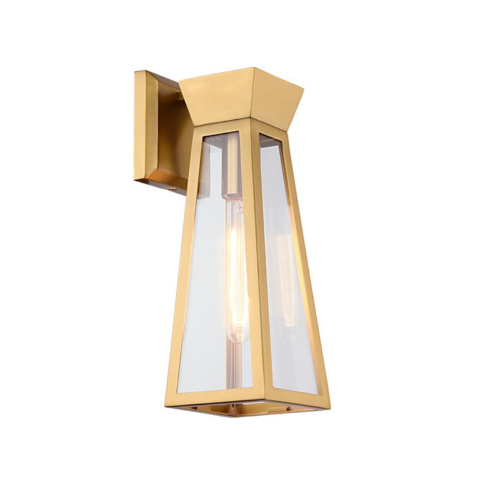 Artcraft AC11857BB One Light Wall Sconce, Brushed Brass