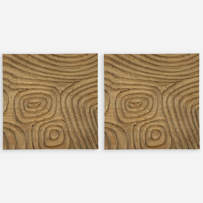 Uttermost 04357 Wall Decor, Matte Natural Oak