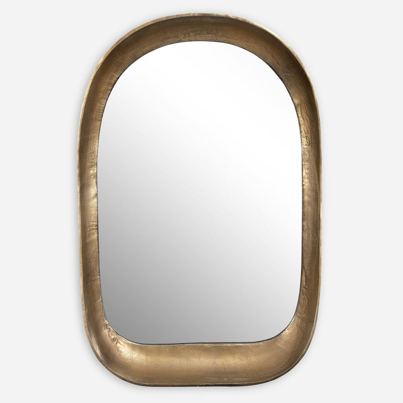 Uttermost 07086 Mirror, Plated Antique Brass