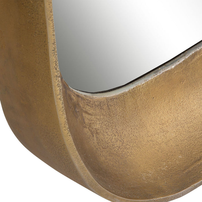 Uttermost 07086 Mirror, Plated Antique Brass