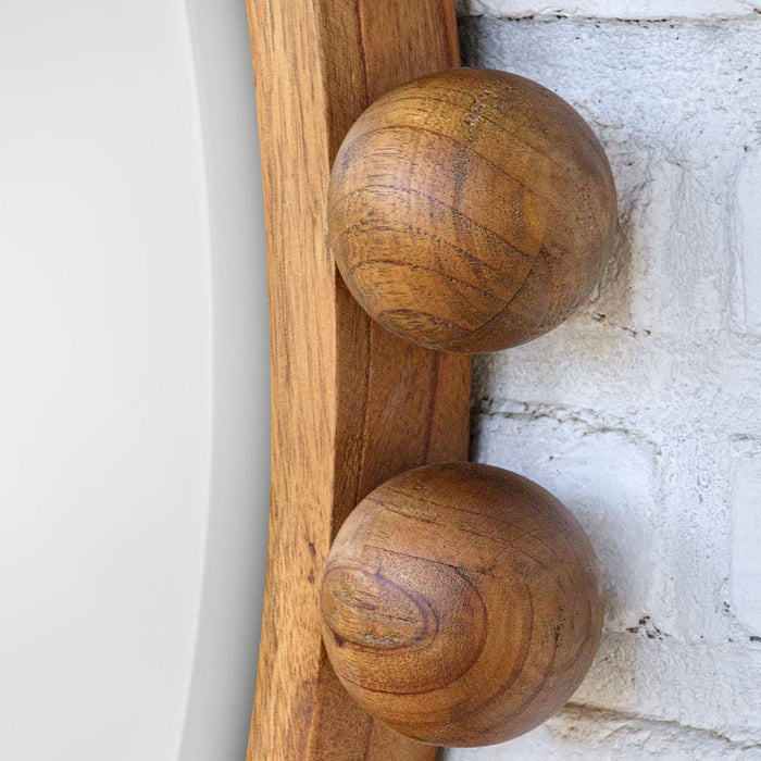 Uttermost 08176 Mirror, Warm Walnut Stain