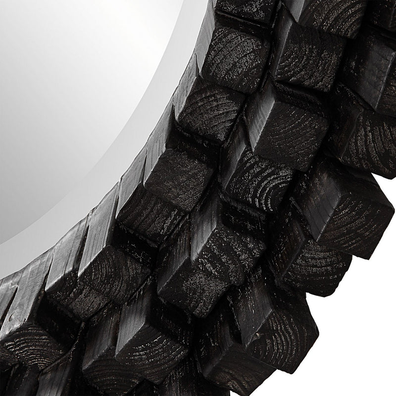 Uttermost 09920 Mirror, Ebony Stain