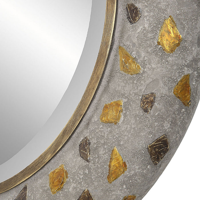 Uttermost 09921 Mirror, Burnished Gold