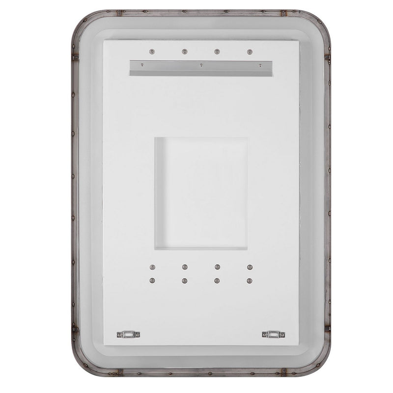 Uttermost 09945 Mirror, Polished Nickel