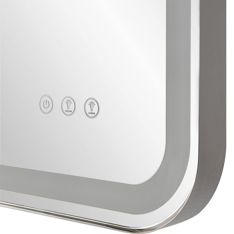 Uttermost 09945 Mirror, Polished Nickel