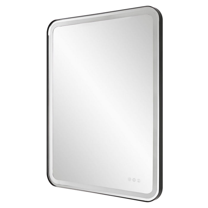 Uttermost 09946 Mirror, Satin Black