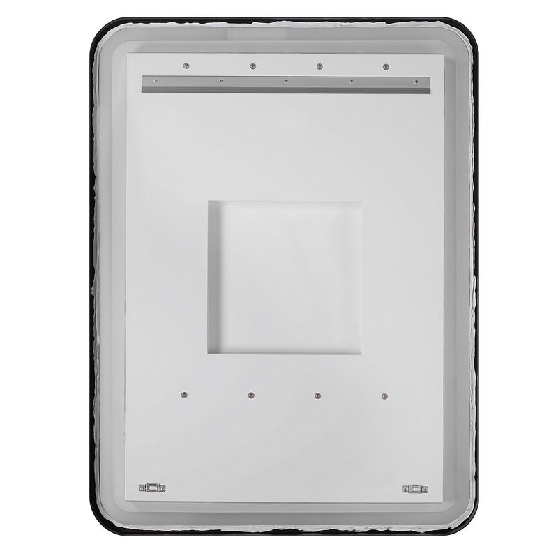 Uttermost 09946 Mirror, Satin Black