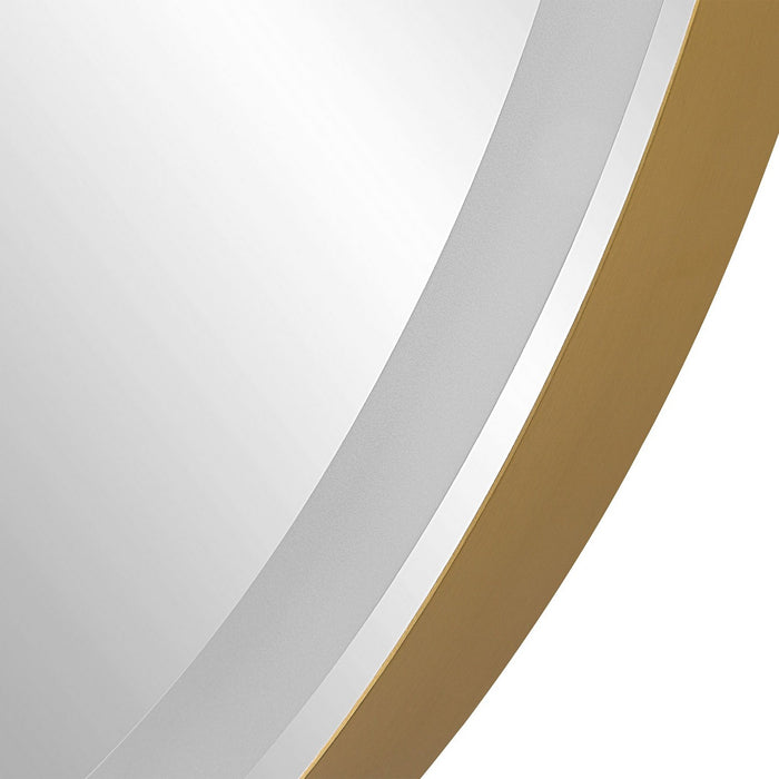 Uttermost 09947 Mirror, Brushed Brass