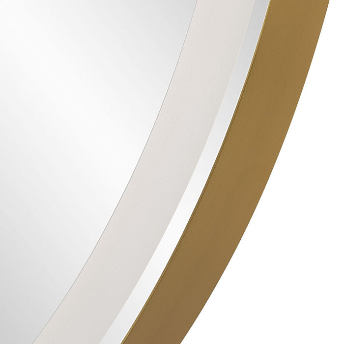 Uttermost 09947 Mirror, Brushed Brass