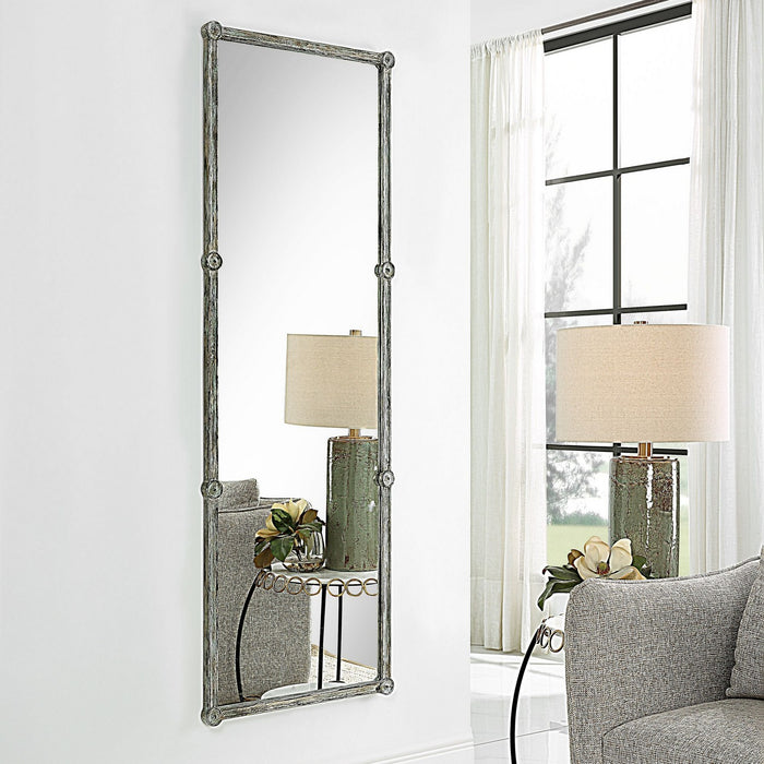 Uttermost 09948 Mirror, Weathered Verdigris Green
