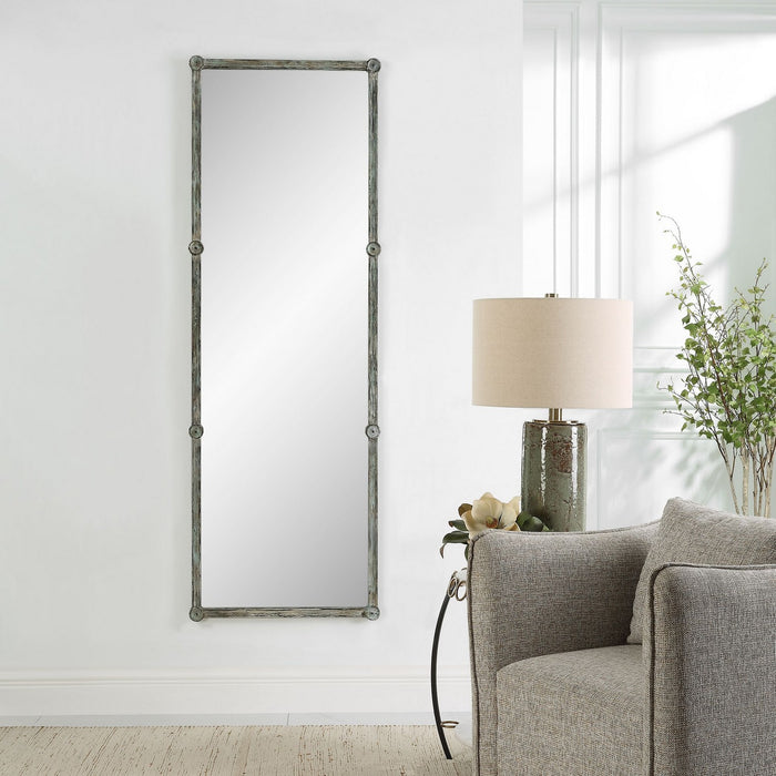 Uttermost 09948 Mirror, Weathered Verdigris Green