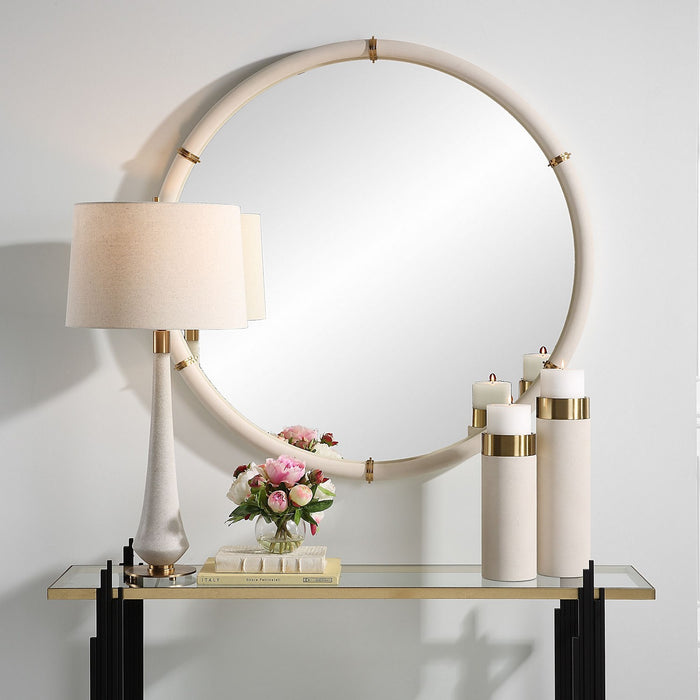 Uttermost 09950 Mirror, Brass Plated Steel