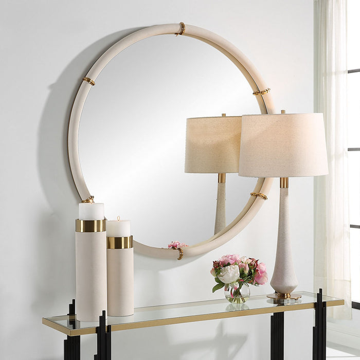 Uttermost 09950 Mirror, Brass Plated Steel