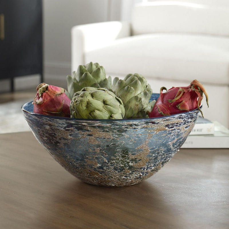 Uttermost 18099 Bowl, Gold Matte