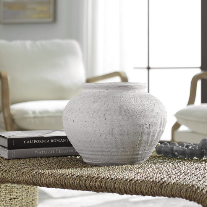 Uttermost 18103 Vase, White