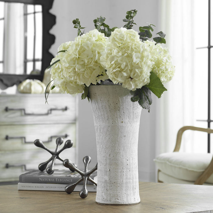 Uttermost 18105 Vase, White